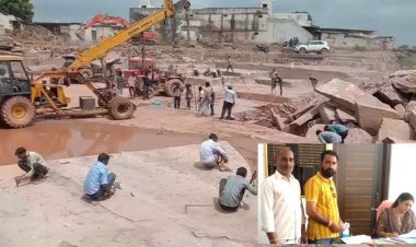 चम्पापुर आबादी क्षेत्र में धड़ल्ले से हो रहे अवैध खनन के खिलाफ कार्रवाई की मांग