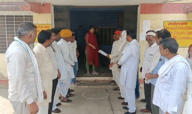 अति ओलावृष्टि से रबी की फसल चौपट का सर्वे करवाकर जल्द किसानो को मुआवजा दे,भारतीय किसान संघ पदाधिकारी 