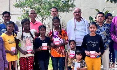 सुकन्या योजना की पासबुक का किया वितरण 