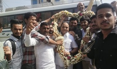 सीएल ग्रुप अध्यक्ष चंपालाल राकसिया के नेतृत्व में विधायक अनिल शर्मा का किया गया भव्य स्वागत