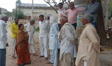 हाथ से हाथ जोड़ो अभियान के तहत किया जनसंपर्क सुनी लोगों की समस्याएं 