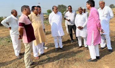 निर्माण कार्यों का किया निरीक्षण