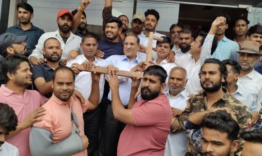 किसान नेता रामेश्वर लाल डूडी का उदयपुरवाटी में किया भव्य स्वागत..