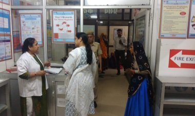 जिला विधिक सेवा प्राधिकरण की सचिन ने किया प्रसूति गृह का निरीक्षण