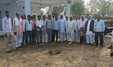 विराटनगर को कोटपुतली बहरोड़ में जोडने का विरोध प्रदर्शन 