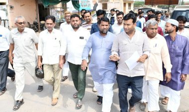 समस्याओं का निराकरण करने के लिए कलक्टर को सौंपा ज्ञापन