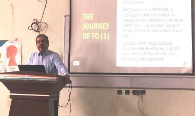 तंबाकूजनित रोगों से मर जाते हैं रोज 3500 लोग, इसलिए नियंत्राण जरूरी: डाॅ  गुप्ता