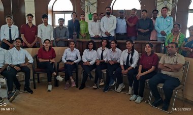 नगर परिषद का भ्रमण कर लॉर्ड्स कॉलेज के बच्चे हुए खुश