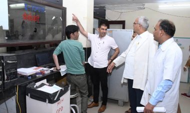 मरीजों और उनके परिजनों से संवाद कर चिकित्सा व्यवस्थाओं के संबंध में लिया फीडबेक