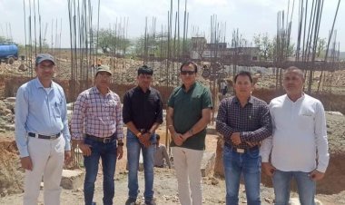 महाविद्यालय के नवनिर्माणाधीन भवन का किया निरीक्षण