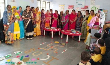 महिलाओं को बताया मोटे अनाज का महत्व