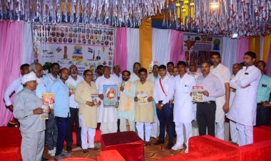 ग्रामीणजनों ने ली थाली में  झूठन न छोड़ने  तथा प्लास्टिक मुक्त जीमणवार की ली शपथ