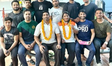 पावर लिफ्टिंग चैंपियनशिप प्रतियोगिता में सुनीता धोबी ने जीता गोल्ड मेडल 