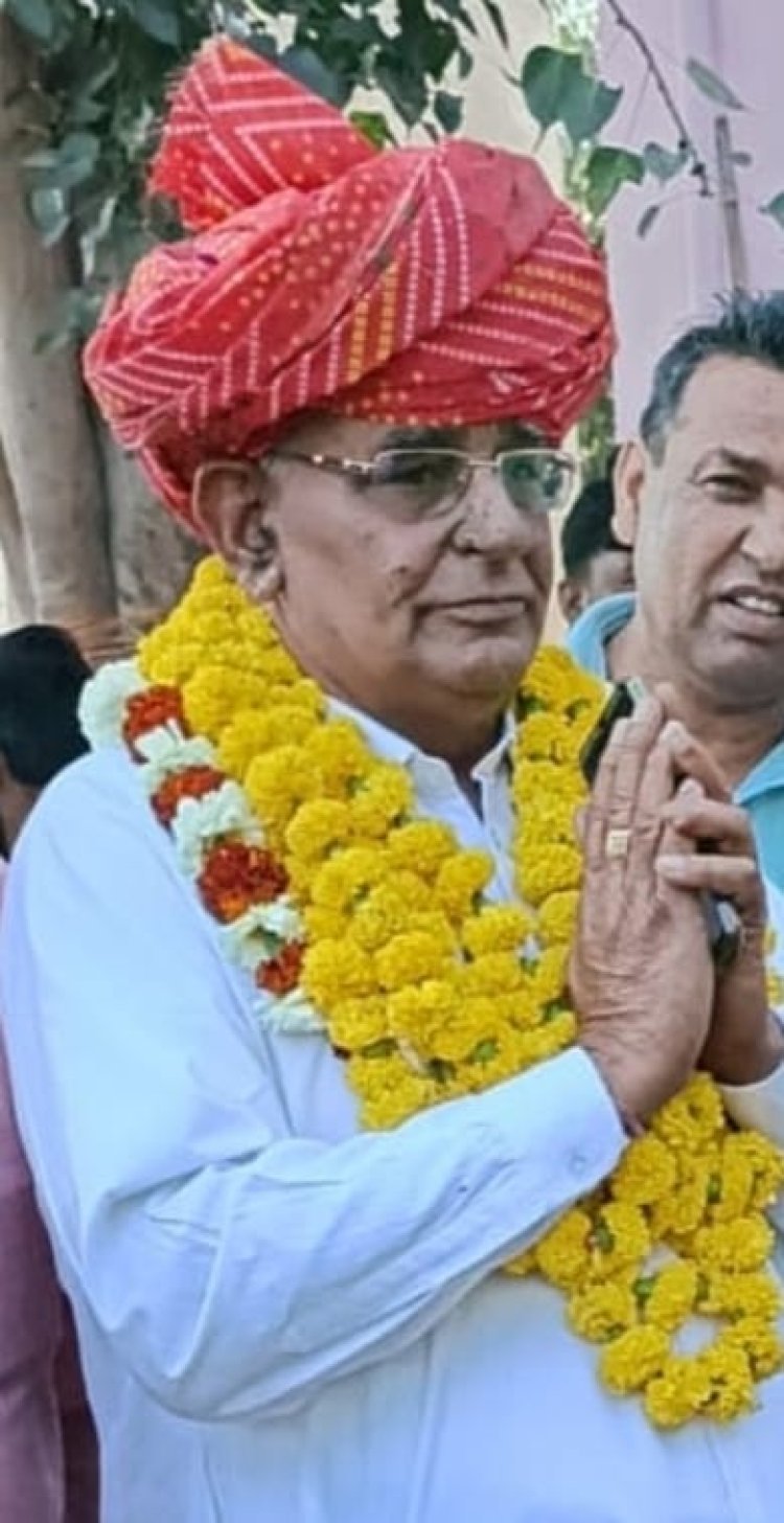 विकास समिति ने किया बीरबल सिंगड़का भव्य स्वागत