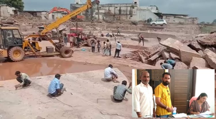 चम्पापुर आबादी क्षेत्र में धड़ल्ले से हो रहे अवैध खनन के खिलाफ कार्रवाई की मांग