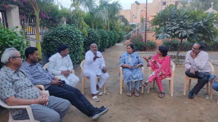 गणगौर पर्व की तैयारी को लेकर संगठनों के पदाधिकारियों की बैठक, भव्य गणगौर महोत्सव का होगा आयोजन