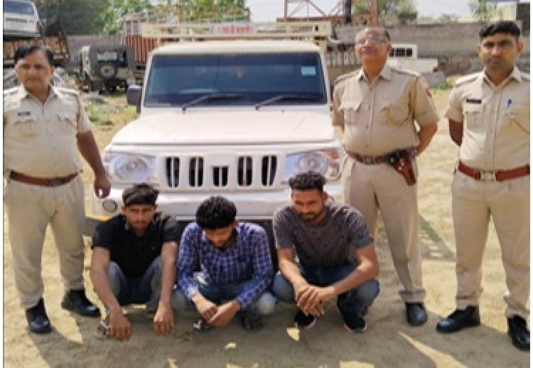 बिजली लाइन चोरी के आरोपी गिरफ्तार