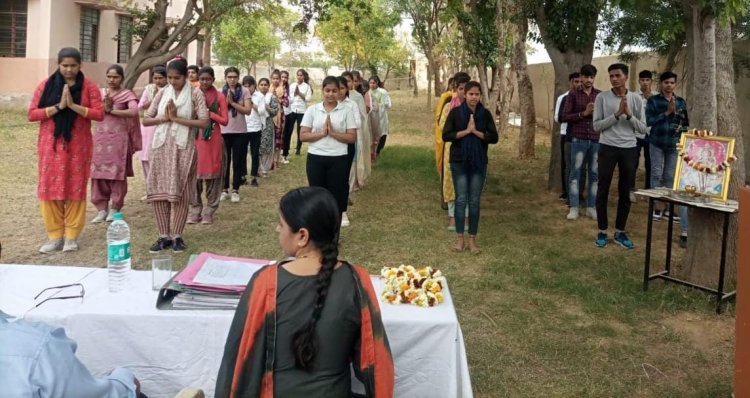 सात दिवसीय राष्ट्रीय सेवा योजना का विशेष शिविर का हुआ उद्घाटन