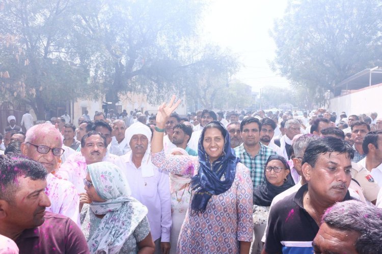 मेरा एक ही सपना बचा वो सादुलपुर विधानसभा में सिंचाई के लिये नहर लेकर आऊ : डॉ कृष्णा पूनिया