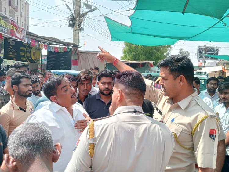 सुजानगढ़ को जिला बनाने की मांग को लेकर सालासर का बाजार रहा पूर्णतया बंद