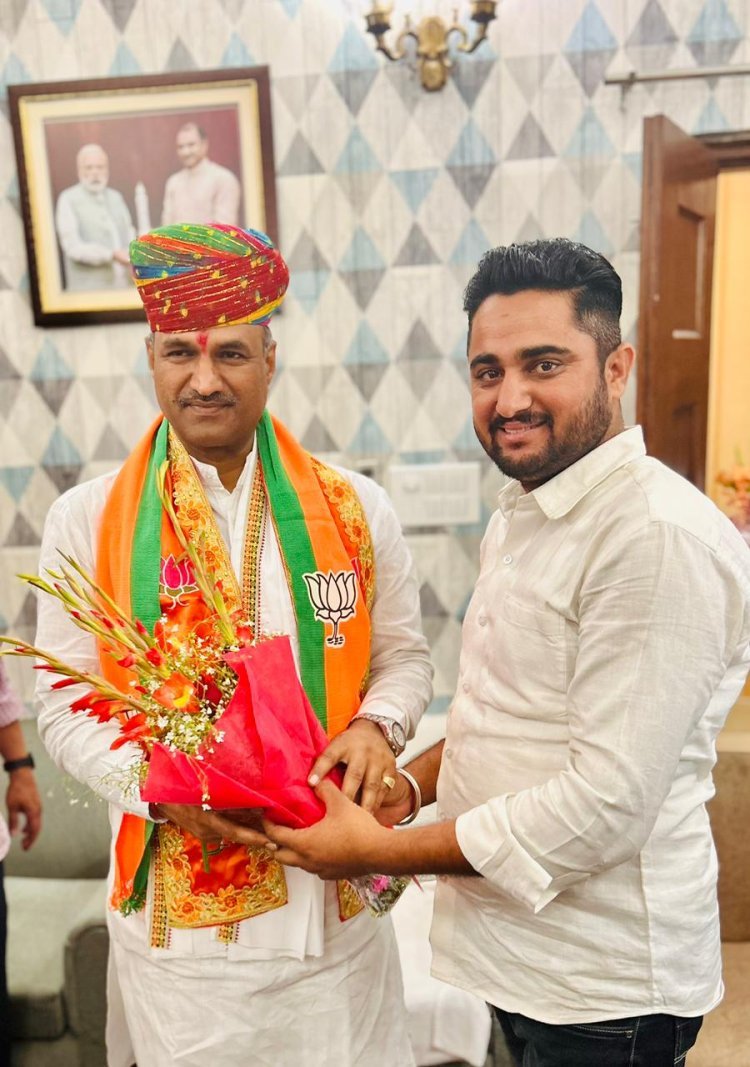 कटारिया ने दी नवनियुक्त प्रदेशाध्यक्ष सी.पी जोशी को शुभकामनाएं