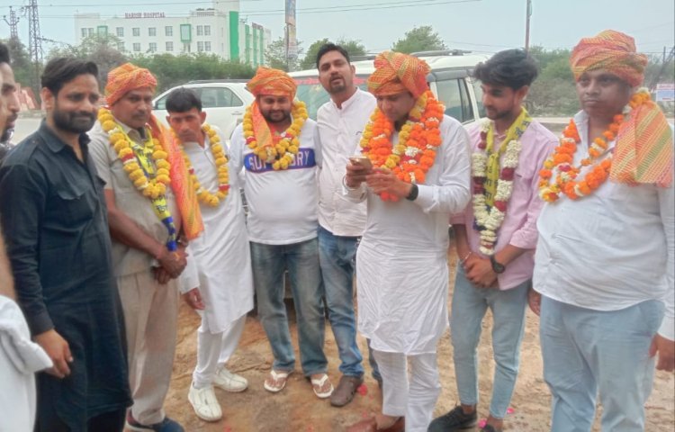 नवनियुक्त पदाधिकारियों का कार्यकर्ताओं द्वारा किया गया जोरदार स्वागत