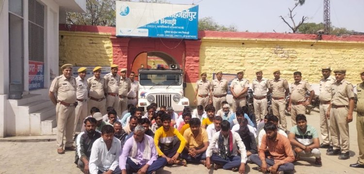 भिवाड़ी में पुलिस ने किए 415 आपराधियों को गिरफ्तार