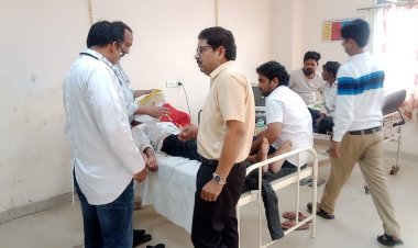 डीबी अस्पताल का मेडिकल कॉलेज प्राचार्य किया निरीक्षण,  आक्सीजन प्लांट अपडेट रखने के दिए निर्देश