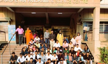 विद्यार्थियों ने किया भूगोल एवं आध्यात्मिकता स्थलों का शैक्षणिक भ्रमण