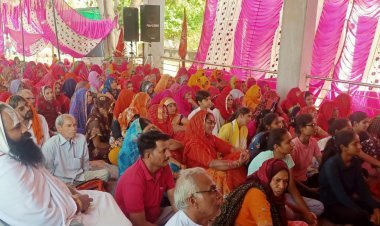 साधु संतों के सानिध्य में चौथे दिन पालवास गौशाला मंदिर में हनुमंत कथा में लगा गोभक्तों का मेला