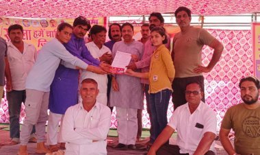 सुजला जिले की मांग को सौंपा समर्थन पत्र