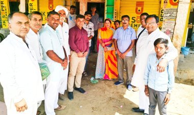 भाजपा पूर्व जिलाध्यक्ष मेघवाल ने किया जनसंपर्क