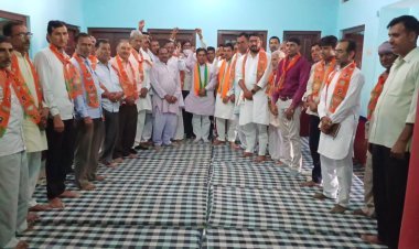 भाजपा नेता पूनिया के नेतृत्व में बीजेपी ने धूमधाम से मनाया 44वां स्थापना दिवस