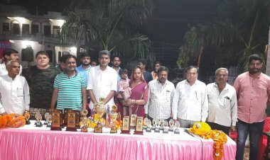 थड़ोदा में वॉलीबॉल प्रतियोगिता का शुभारंभ