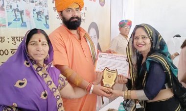 सपना शर्मा एनएपीएस राष्ट्रीय योग गौरव सम्मान 2023 से सम्मानित 