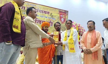 श्रीमाधोपुर विप्र सेना ने राष्ट्रीय प्रमुख सुनील तिवाड़ी का सीकर में किया स्वागत