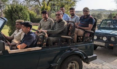 पर्यटन मंत्री ने किया सरिस्का भ्रमण