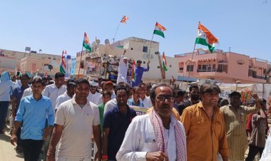 जिला कलक्टर, एसपी ऑफिस की झांकियां सजाकर दिखाया भविष्य का सुजला जिला 