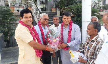 बागड़ा एवं प्रजापत समाज के नवनियुक्त अध्यक्षों का विधायक रामलाल शर्मा ने किया स्वागत