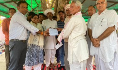 विकास कार्यों के लिए 23 लाख रुपये की दी स्वीकृति:विधायक सतीश पूनिया 