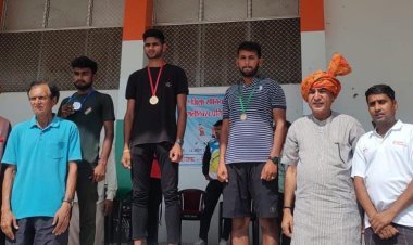 विजेता खिलाडिय़ों को जिला प्रमुख छिल्लर ने किया सम्मानित 