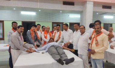 नेता प्रतिपक्ष राठौड़ के जन्म दिवस के उपलक्ष में आयोजित हुआ विशाल रक्तदान शिविर, 792 लोगों ने किया रक्तदान