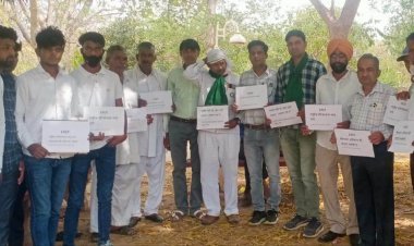 Bhakiyu Lokshakti did one day symbolic satyagraha