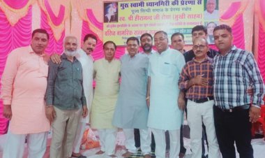 समाज कल्याणी मुखी हीरानंद रोघा की पुण्यतिथि पर सौ से अधिक वरिष्ठ नागरिकों का सम्मान