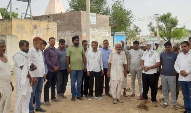 गिरफ्तारी आंदोलन को लेकर किया गांवो में जनसंपर्क