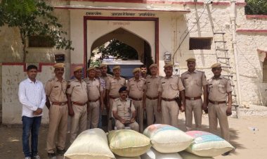 तस्करों का पुलिस ने धोरों में 50 किलोमीटर किया पिछा