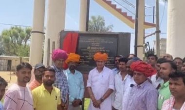 विधायक रामलाल शर्मा ने कुमावतों के बाढ़ में एसआर टंकी निर्माण कार्य का  किया लोकार्पण