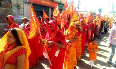 भगवान परशुराम जन्मोत्सव शोभायात्रा में उमड़ी श्रद्धा