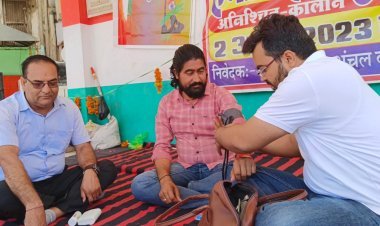 सुजला जिले के लिए भूख हड़ताल जारी 