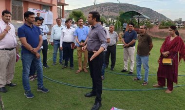 शिविर में अधिक से अधिक लोगों को लाभांवित किया जावे - डॉ. सोनी - जिला कलक्टर ने किया महंगाई राहत शिविर स्थल का निरीक्षण